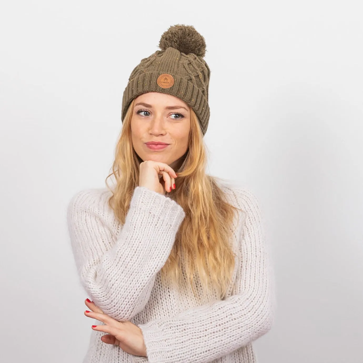 Polar Lined Beanies | Cabaïa Appletini Khaki Polar Taupe