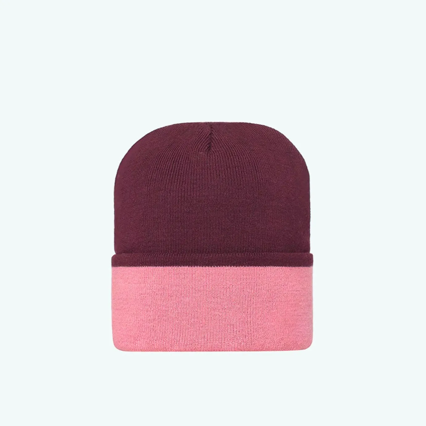 Beanies Without Bobbles | Cabaïa Arcata Sunset Burgundy Red