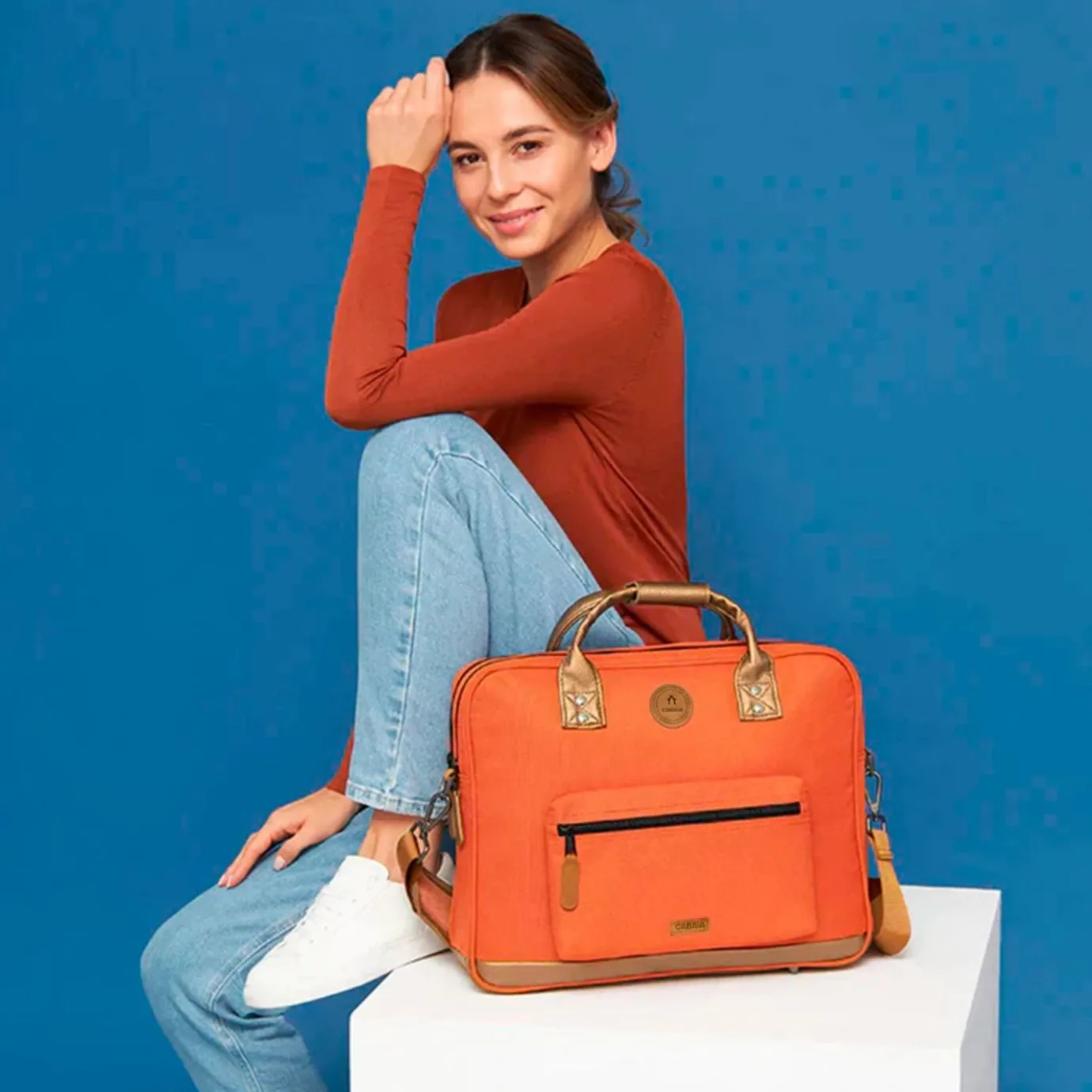 Messenger Bags | Cabaïa Bogota Orange