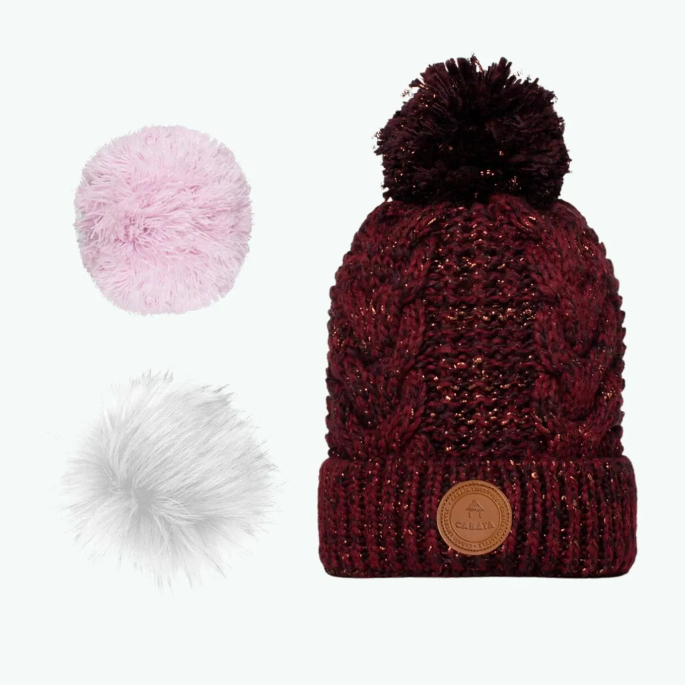 Woolen Beanies | Cabaïa Brick Lane Burbundy Polar Burgundy