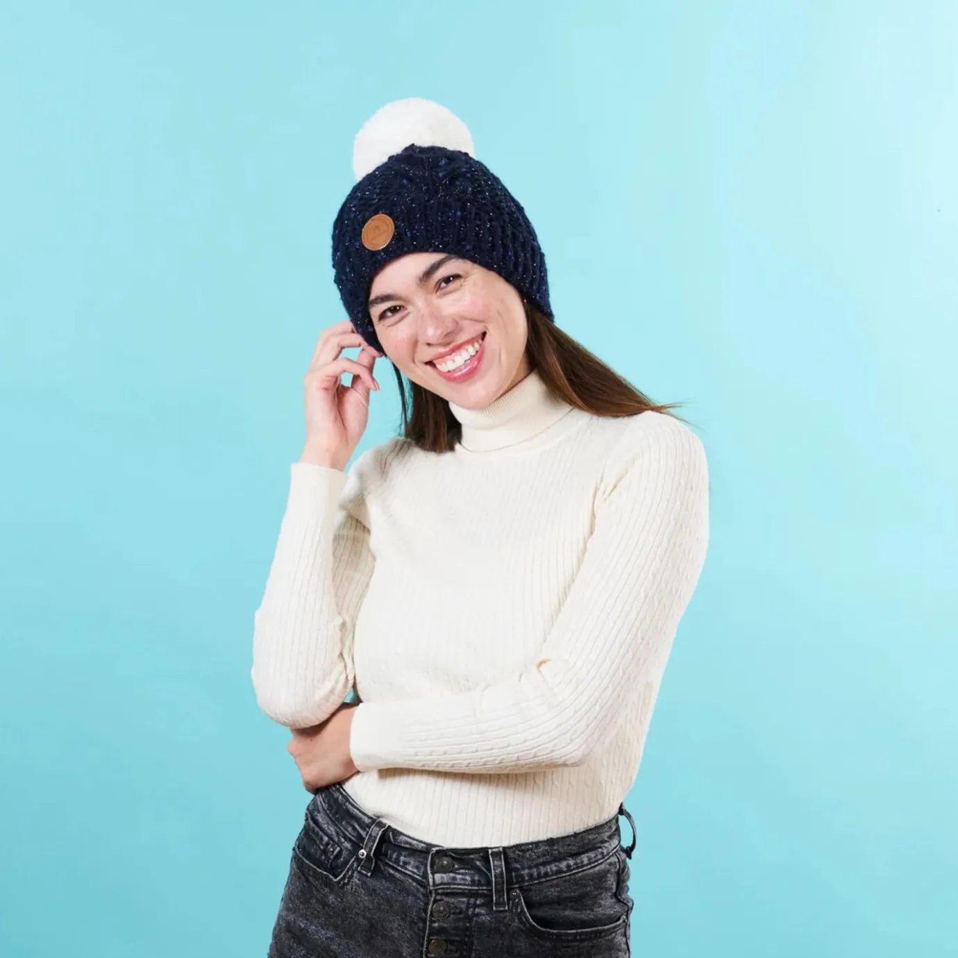 Woolen Beanies | Cabaïa Brick Lane Poar Navy