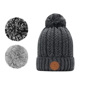 Kids Beanies | Cabaïa Chocolat Chaud Grey