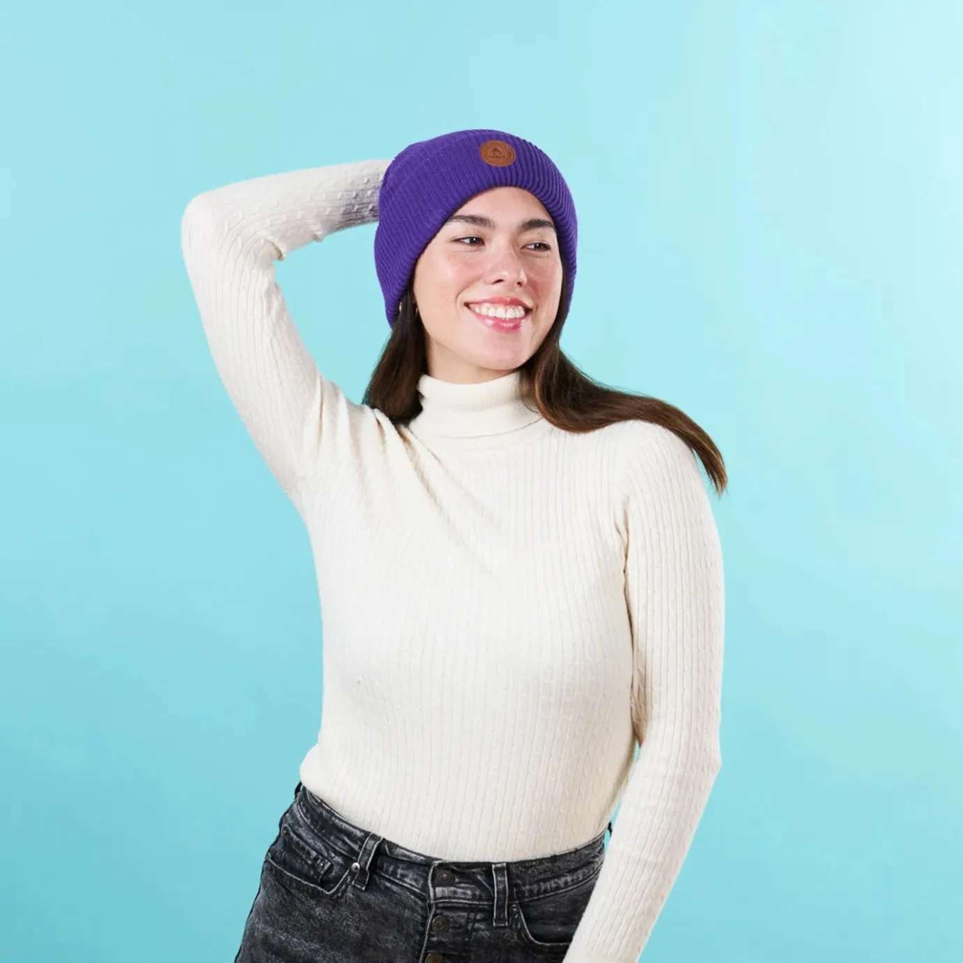 Beanies Without Bobbles | Cabaïa Clover Purple