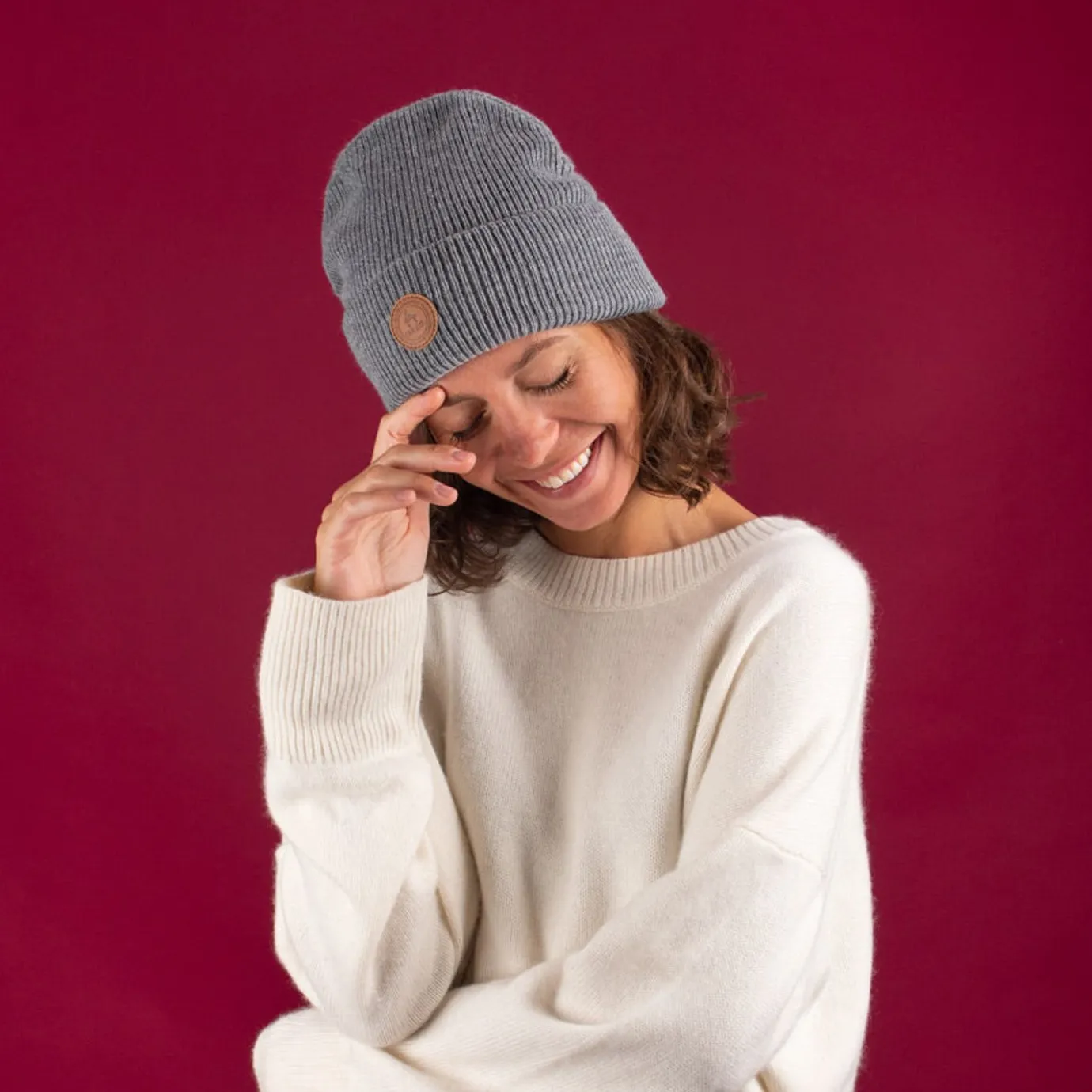 Beanies Without Bobbles | Cabaïa Clover Grey