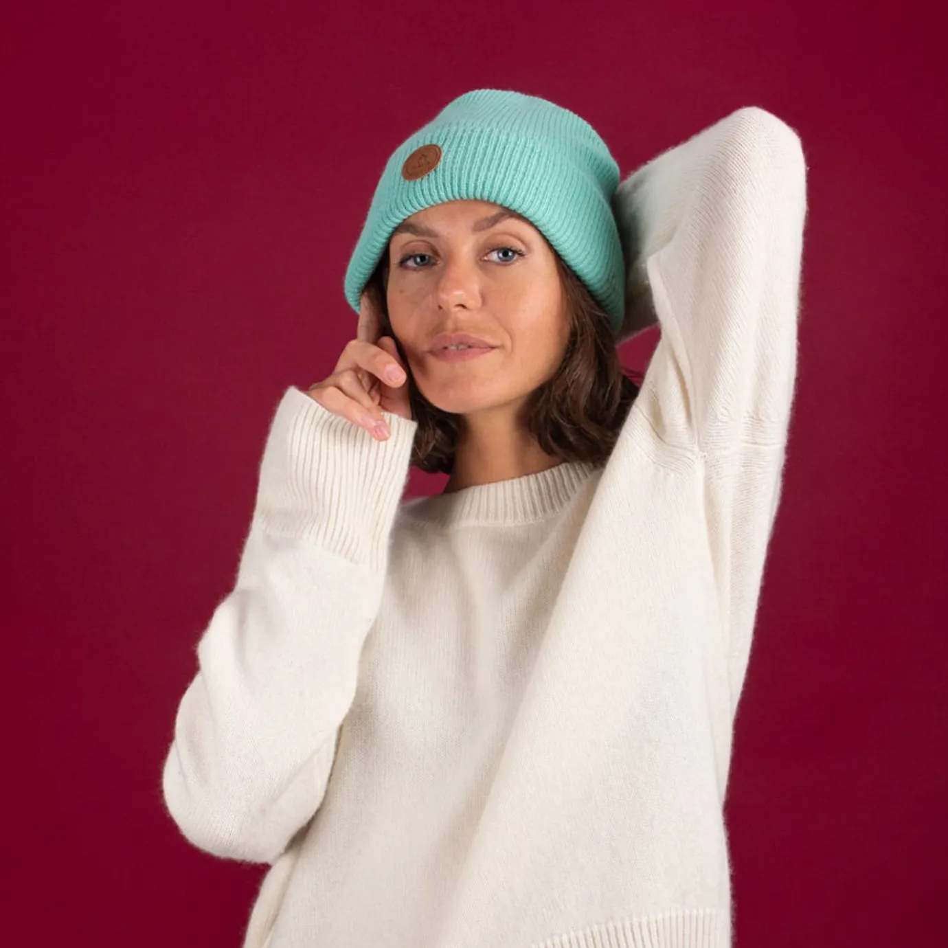 Beanies Without Bobbles | Cabaïa Clover Blue