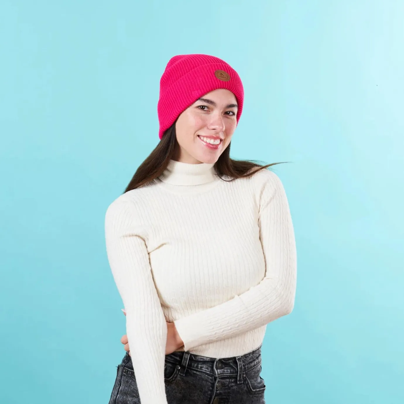 Beanies Without Bobbles | Cabaïa Clover Fuschia Pink