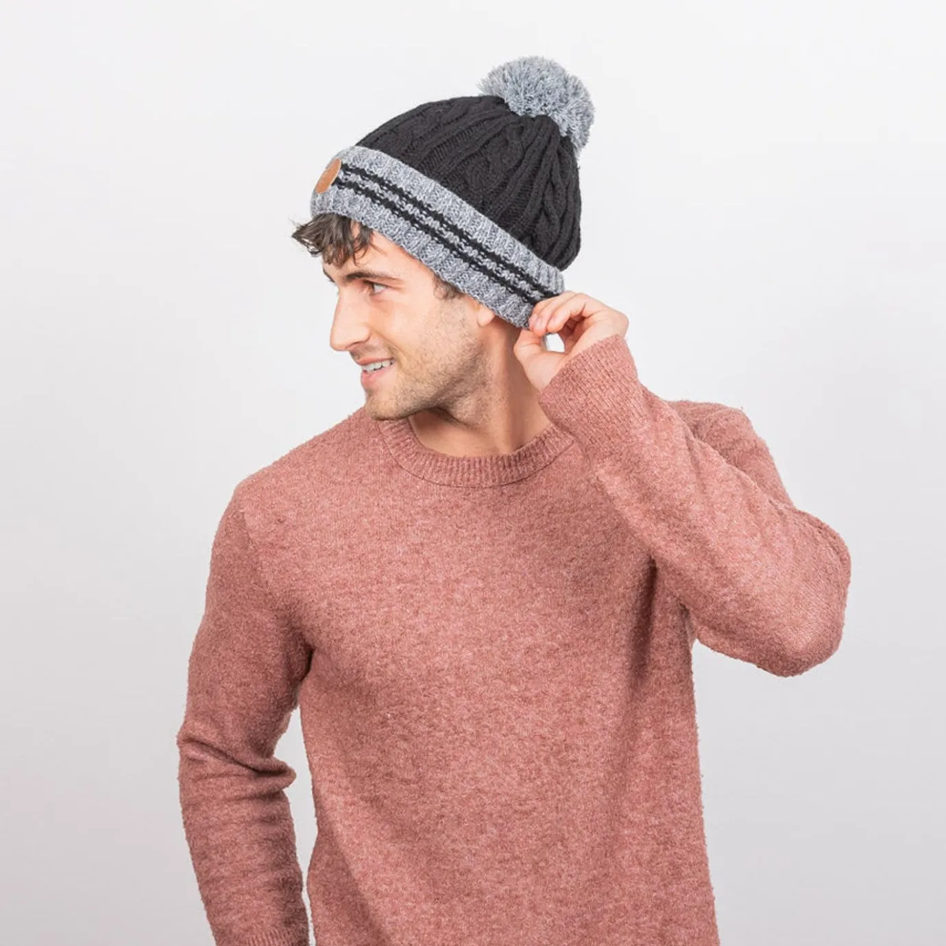 Polar Lined Beanies | Cabaïa Creamy Gin Polar New Black