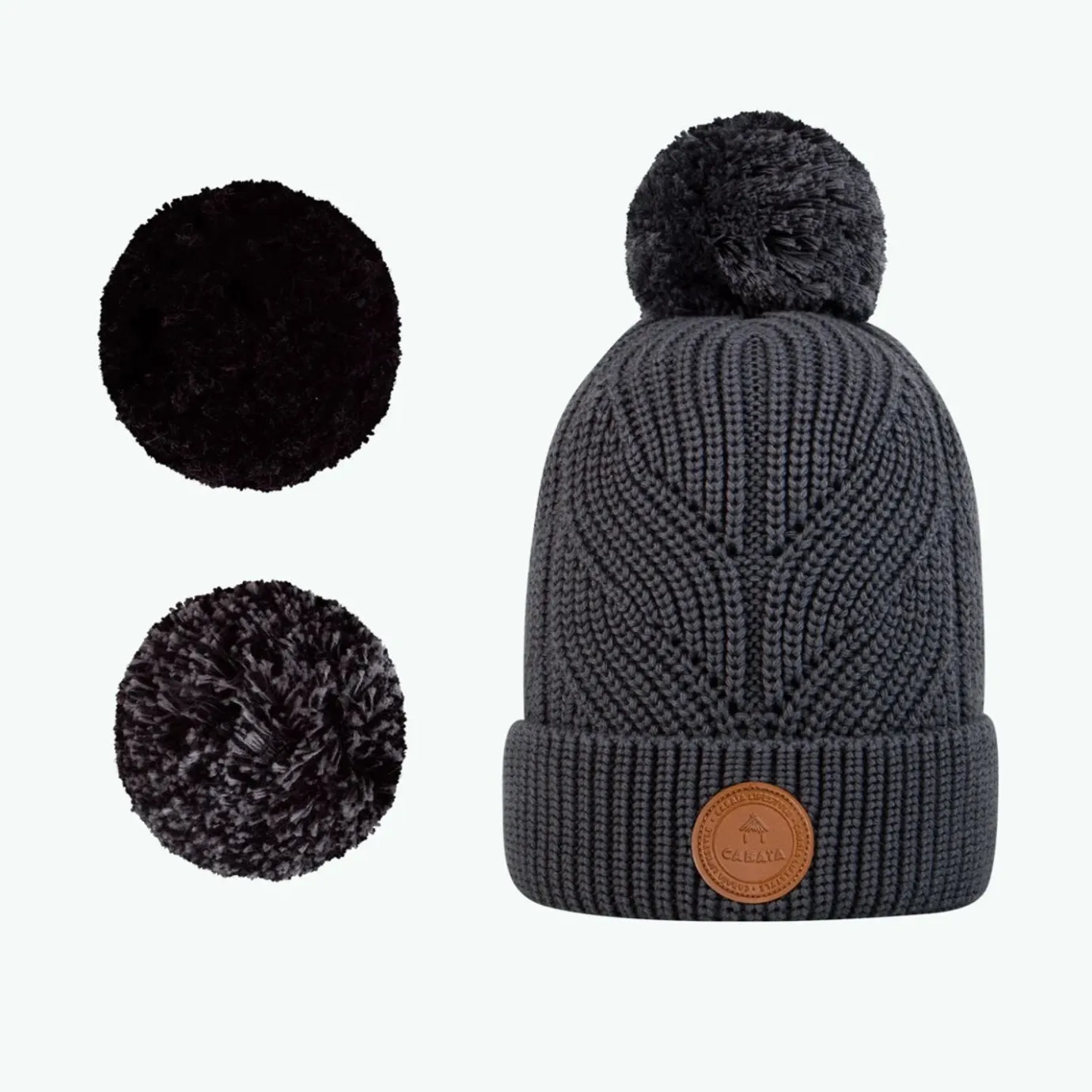 Green Beanies | Cabaïa Derby Dark Grey