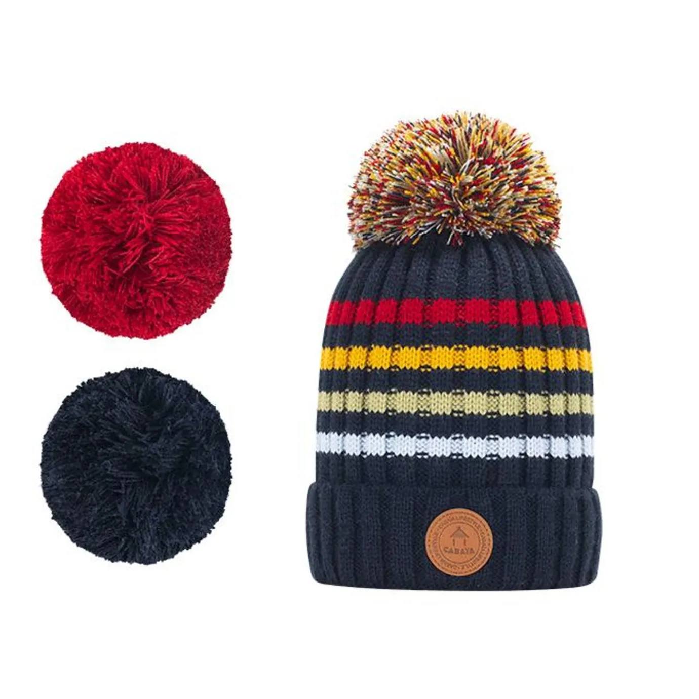 Kids Beanies | Cabaïa Elephantini Polar Navy