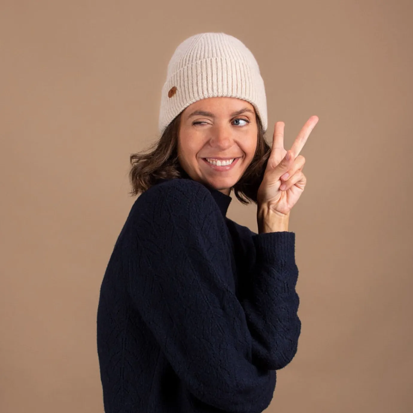 Woolen Beanies | Cabaïa French 75 Cream