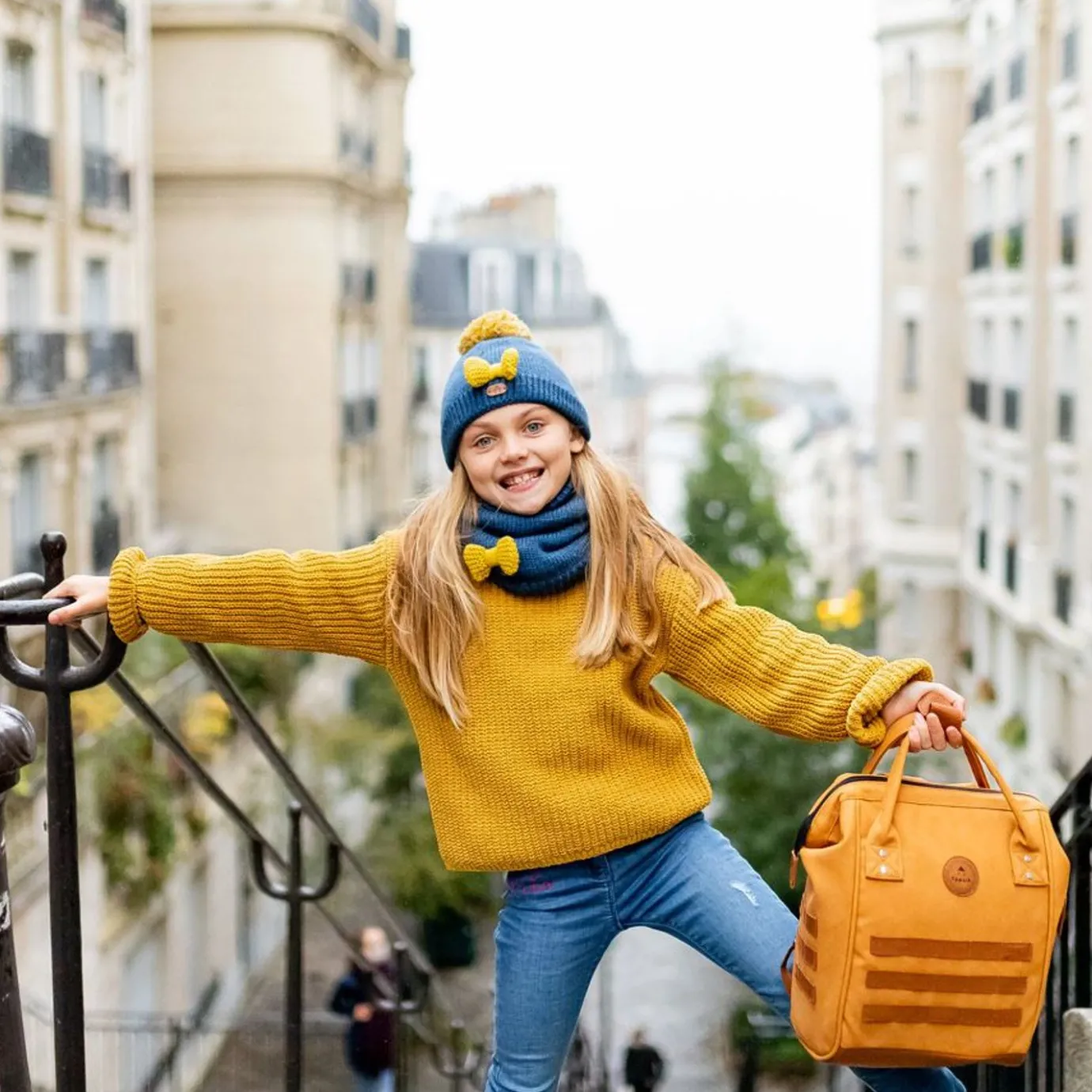 Kids Beanies | Cabaïa Indien Blue