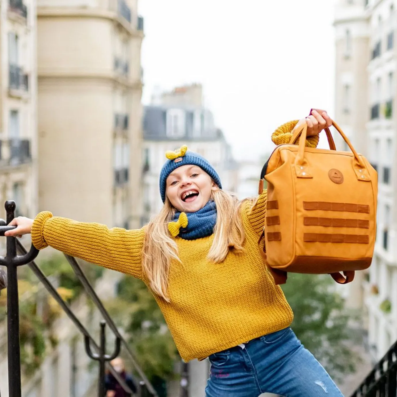Kids Beanies | Cabaïa Indien Blue