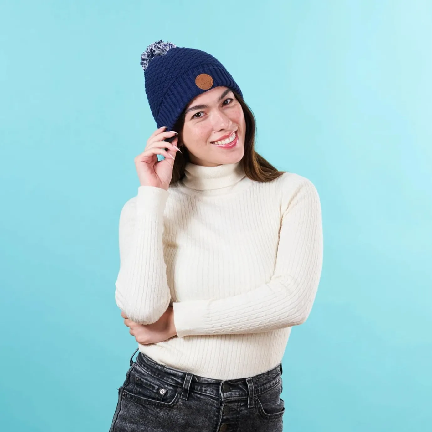 Green Beanies | Cabaïa Jungle Bird Navy