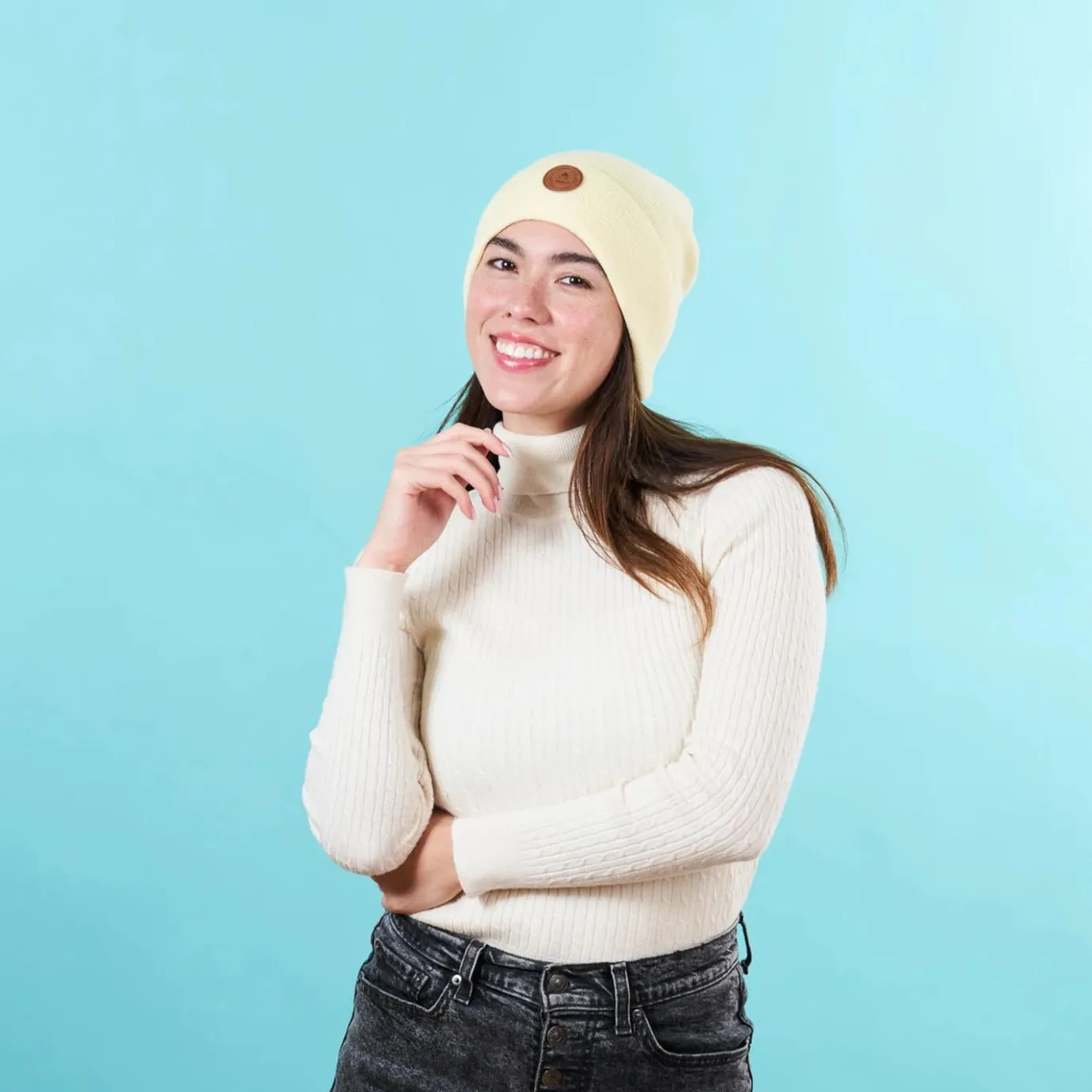 Beanies Without Bobbles | Cabaïa Jungle Juice Pastel Yellow