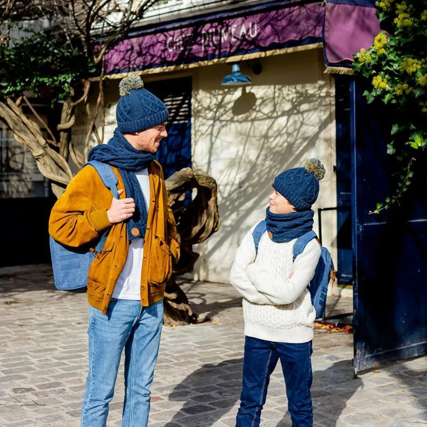 Kids Beanies | Cabaïa Jus De Pomme Navy