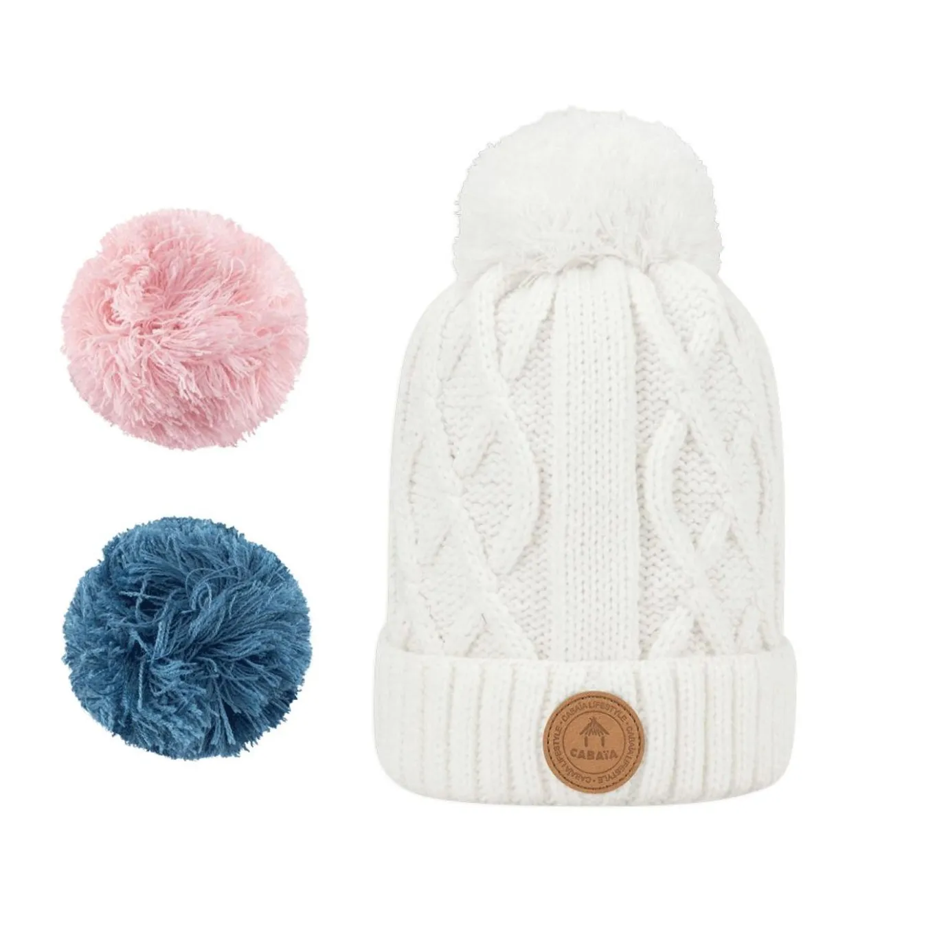 Kids Beanies | Cabaïa Jus De Pomme Polar White