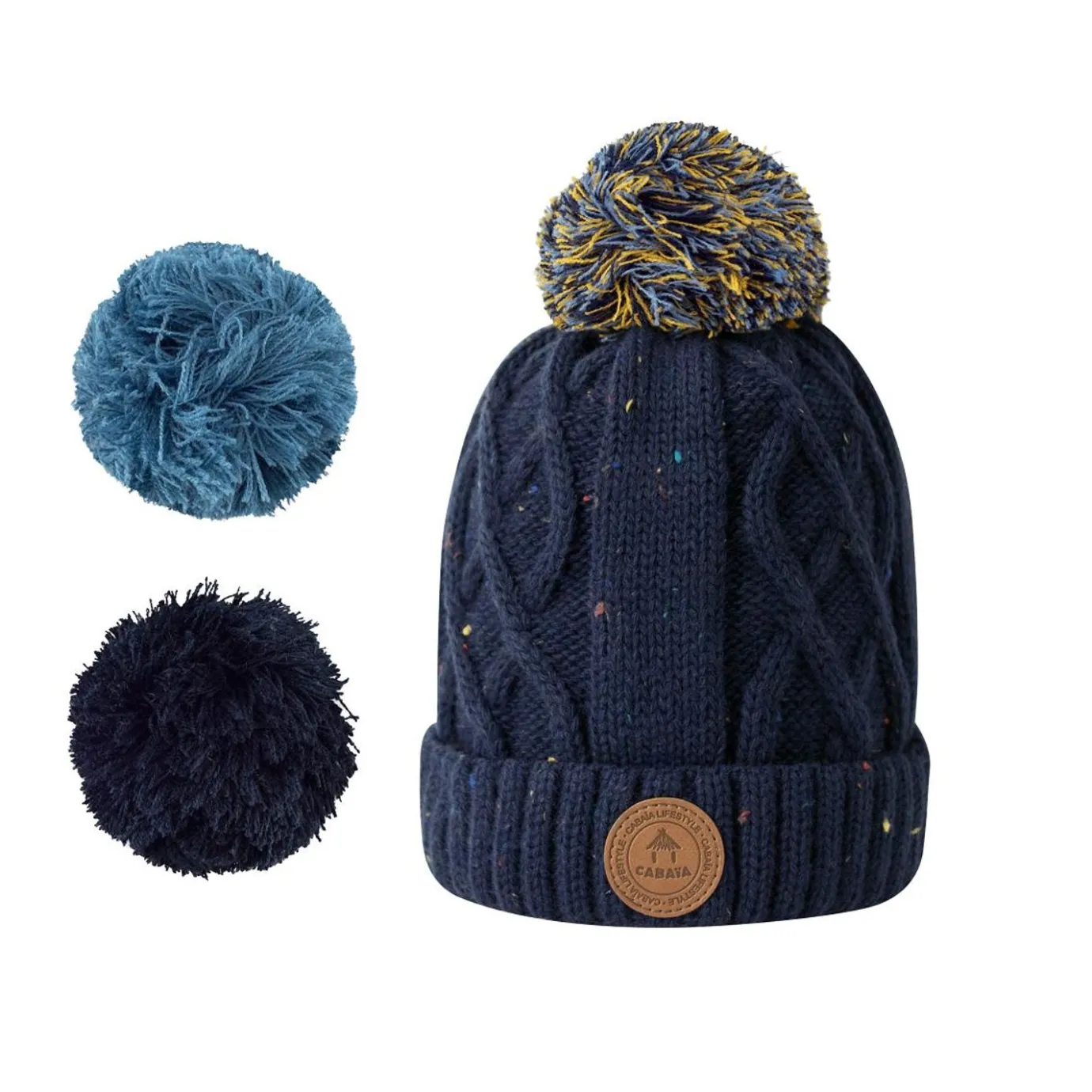 Kids Beanies | Cabaïa Jus De Pomme Polar Navy