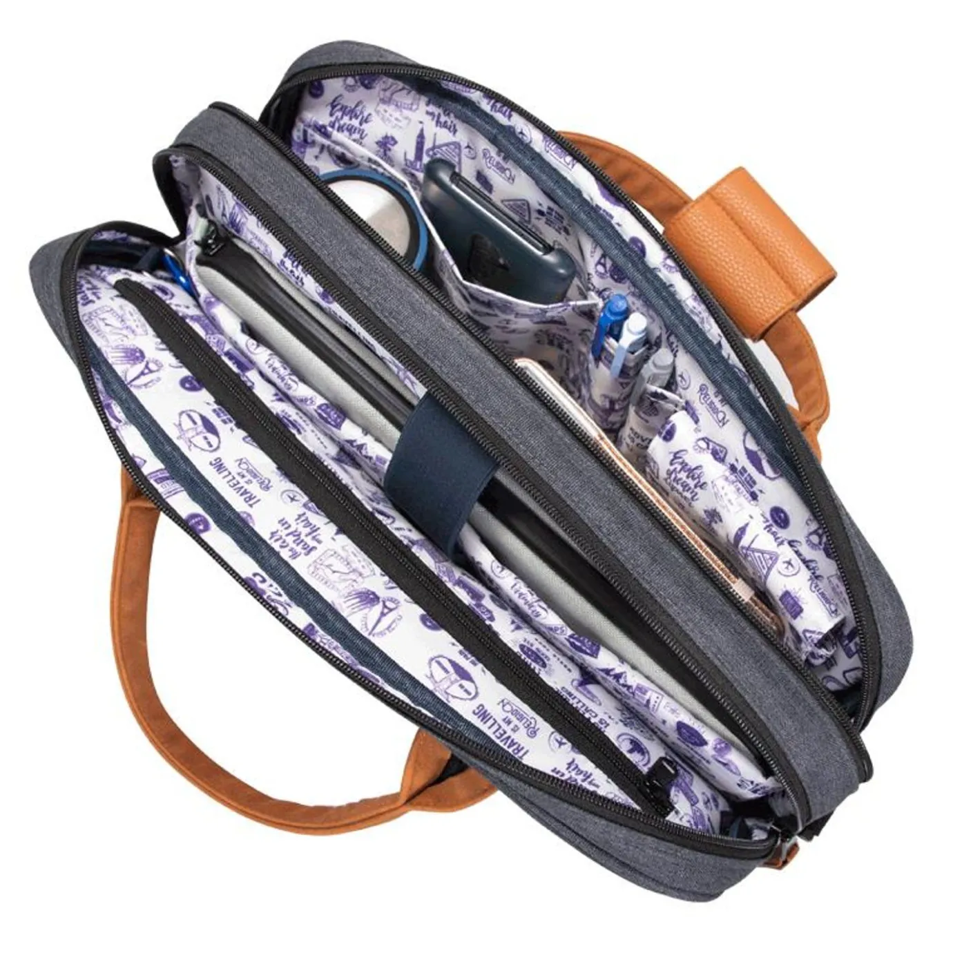 Messenger Bags | Cabaïa Londres Grey