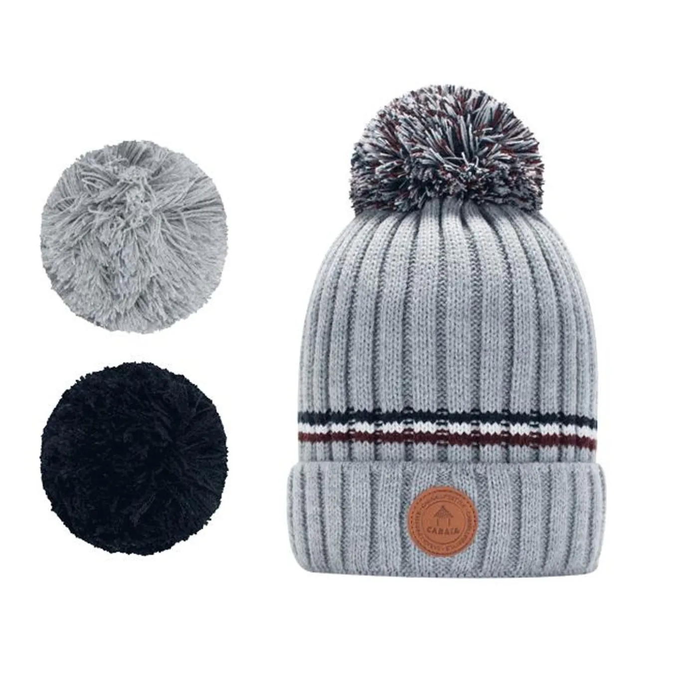 Polar Lined Beanies | Cabaïa Manhattan Polaire Grey