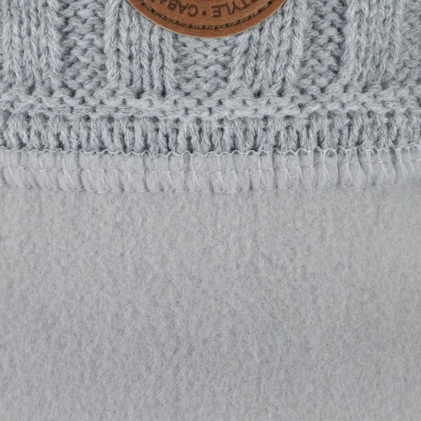 Polar Lined Beanies | Cabaïa Manhattan Polaire Grey