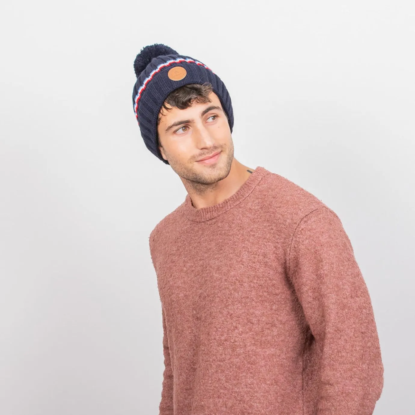 Polar Lined Beanies | Cabaïa Manhattan Polar Navy