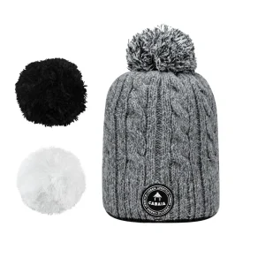 Kids Beanies | Cabaïa Milky Grey Melange