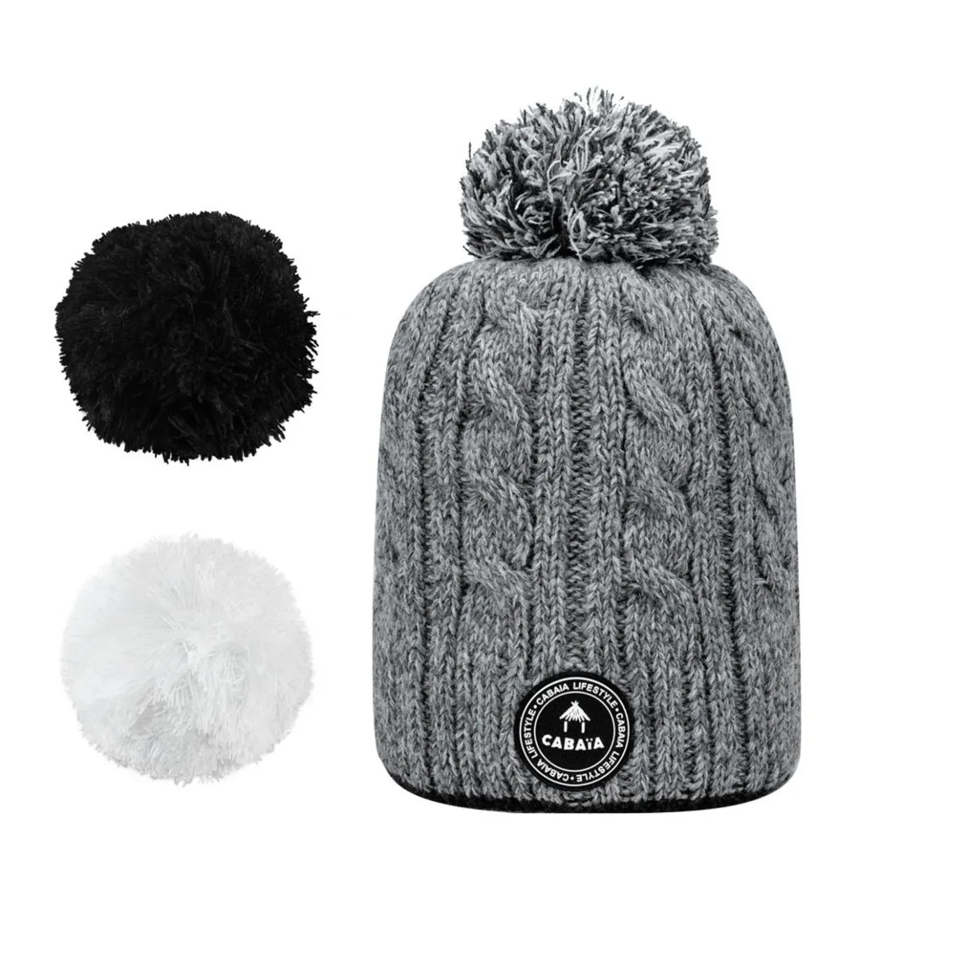 Kids Beanies | Cabaïa Milky Grey Melange