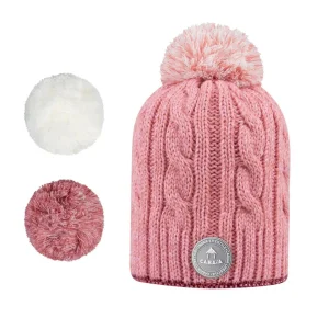 Kids Beanies | Cabaïa Milky Pink Lurex