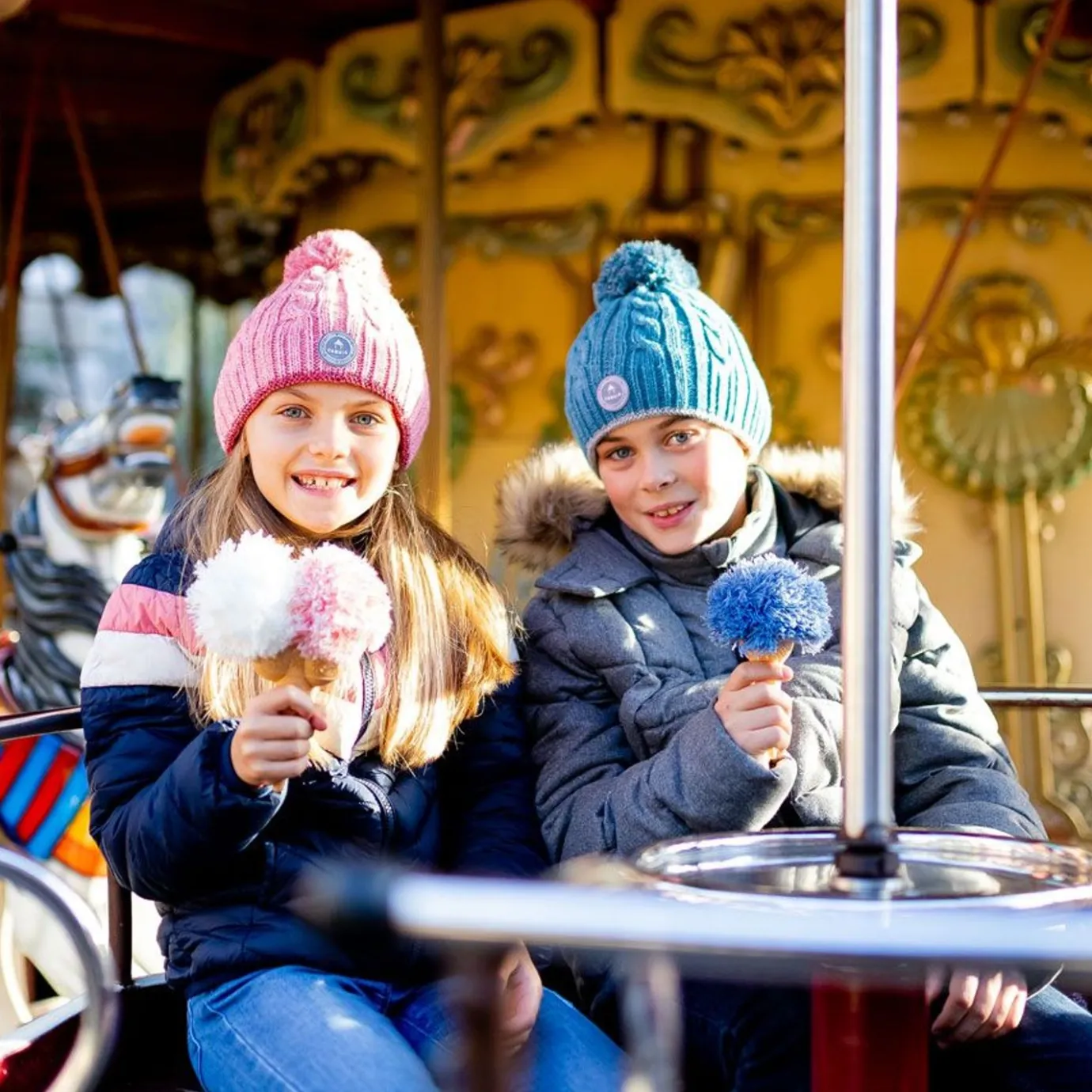 Kids Beanies | Cabaïa Milky Pink Lurex