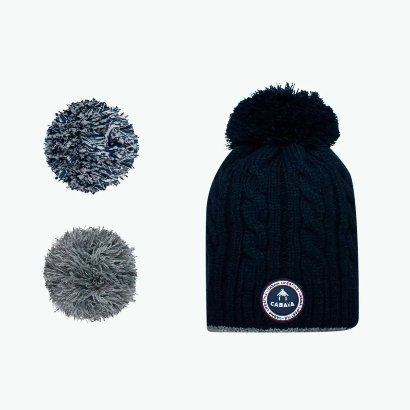 Kids Beanies | Cabaïa Milky Marine Polar Navy