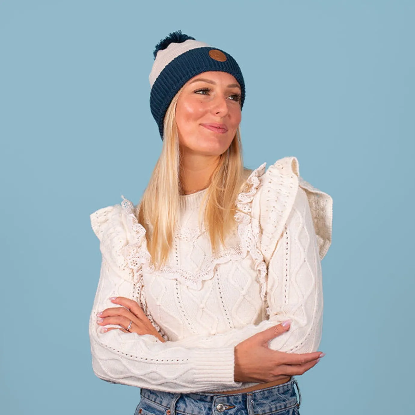 Green Beanies | Cabaïa Panache Navy