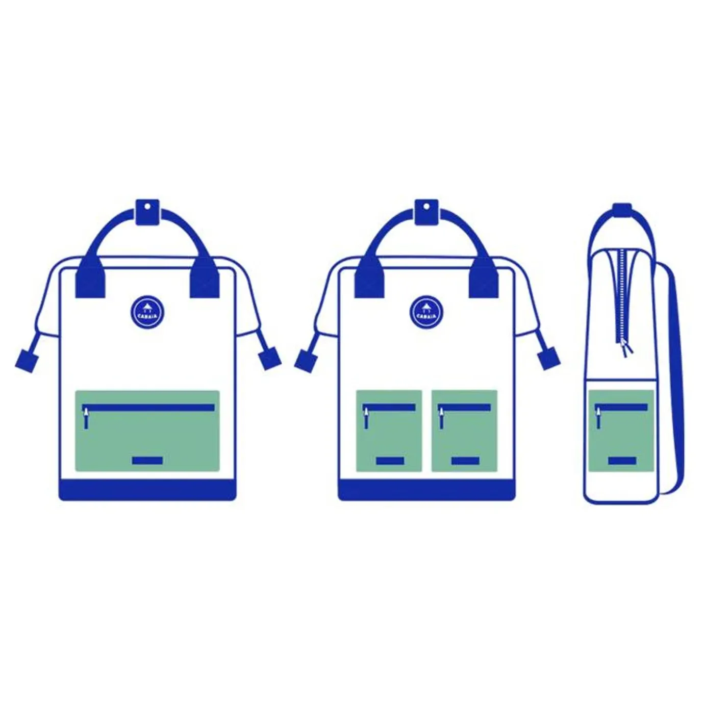 Front Pockets | Cabaïa Pocket Boulders Beach L Blue
