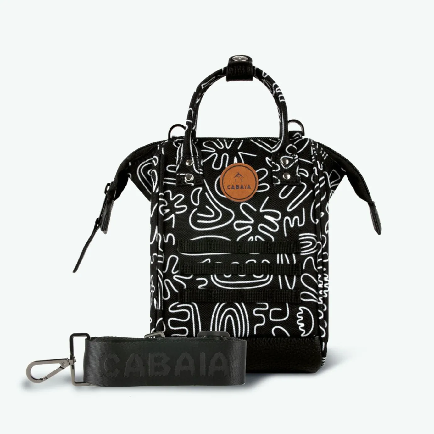 Nano Bag Pockets | Cabaïa Pocket Coursives Black