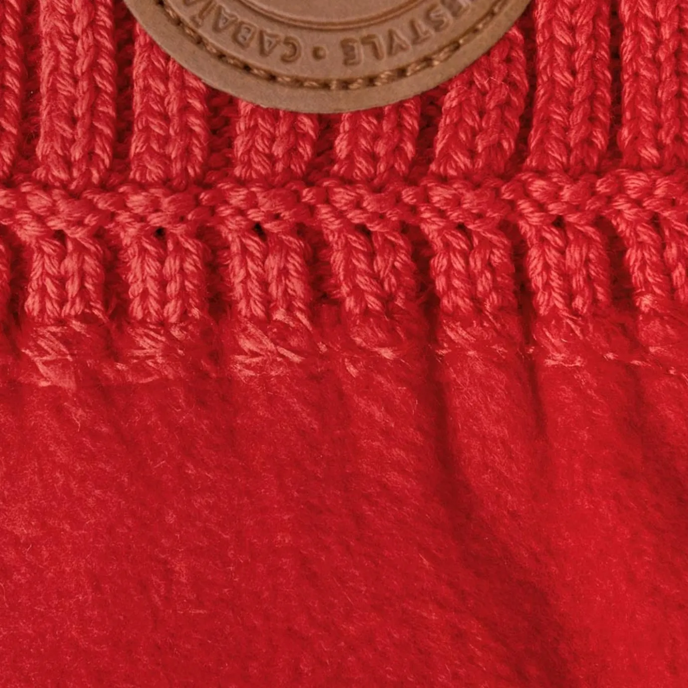 Green Beanies | Cabaïa Poppy Polar Red