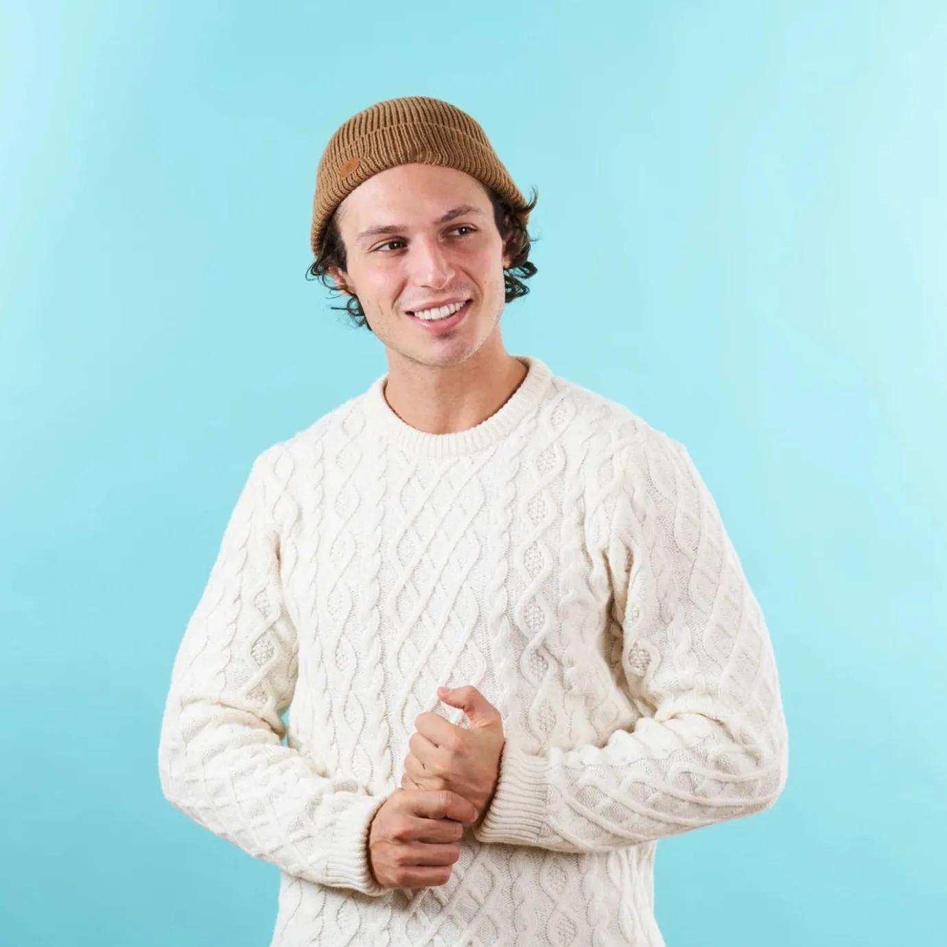 Beanies Without Bobbles | Cabaïa Salty Dog Brown