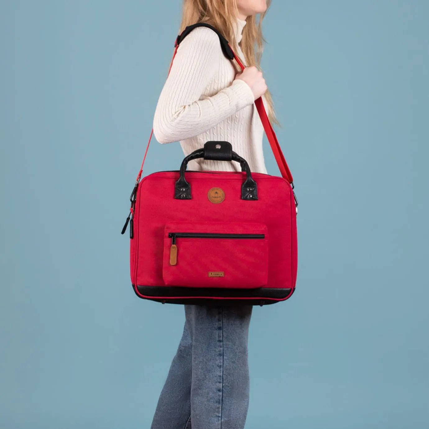 Messenger Bags | Cabaïa Shanghai Berlin Red