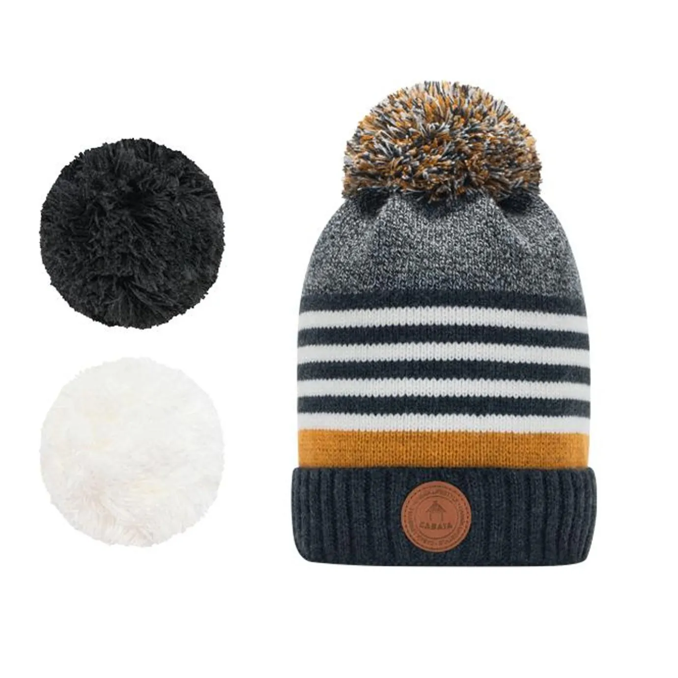 Polar Lined Beanies | Cabaïa Stinger Polaire Grey