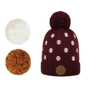 Polar Lined Beanies | Cabaïa Tomato Tang Burgundy Polar Red