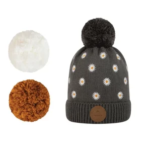 Polar Lined Beanies | Cabaïa Tomato Tang Polar Grey
