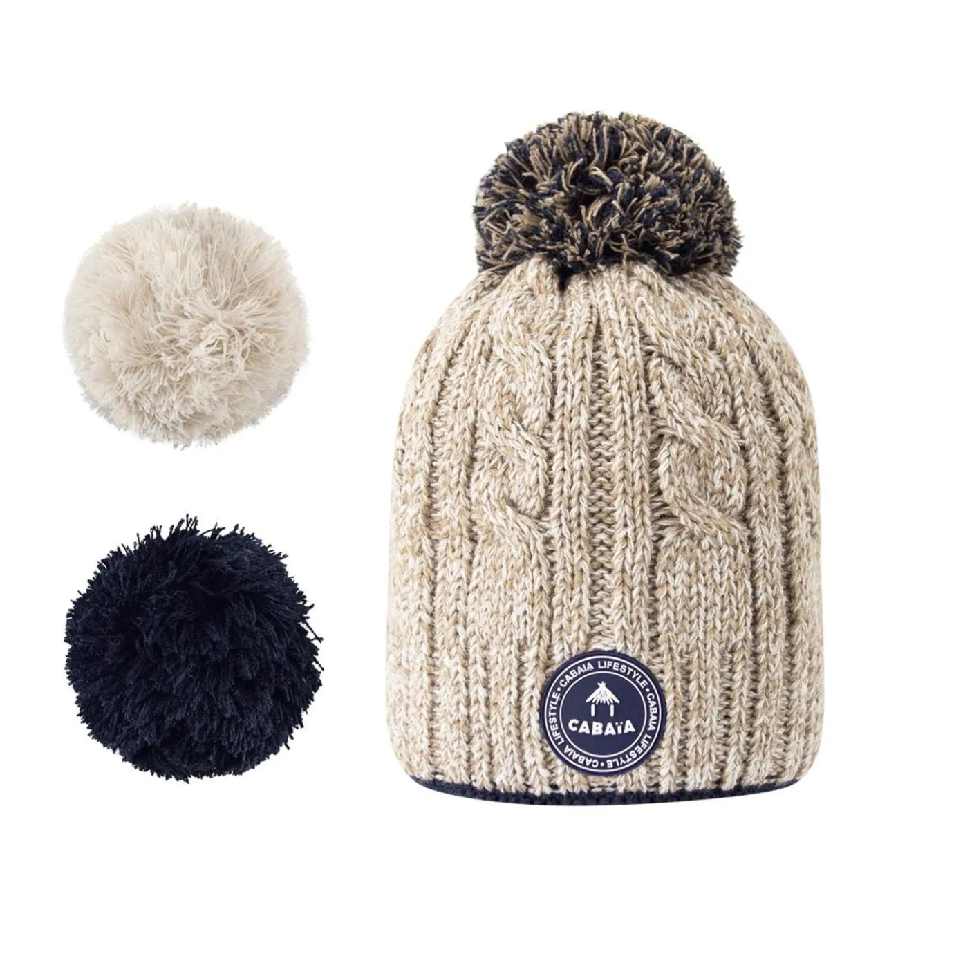 Polar Lined Beanies | Cabaïa Y Gin Polar Cream
